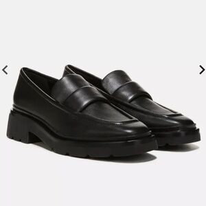 Vince Loafer shoes | Vince Robin Leather Loafers in Black